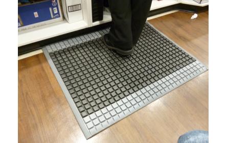Our power pod anti fatigue mats are Australian made & suited for  both wet & dry areas. The power pod mat's slip resistance & bevelled edge design ensures a safe work environment. Variety of colours & custom sizes available. Enquire now!
