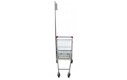Our 26 litre kids shopping trolley is made for kids who loves grocery shopping with mum & dad! This childrens supermarket shopping trolley comes with customizable flag, 4x 75mm gray TPR castors & is sized perfectly for tiny shoppers. Enquire now!
