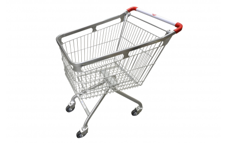 Uniquely designed grocery shopping trolley for sale. With 360 degrees manouverability & 120 litre capacity, its suitable for supermarkets, fruit shops & retail stores. Its lightweight design makes shopping convenient. Enquire today!