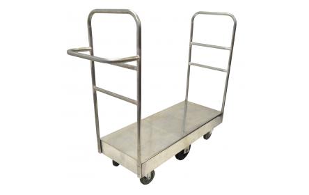 View our u boat galvanised sheet stock trolley, made for small & large retail stores, couriers & freight transport companies. Making stock transportation easy. It comes with 600kg capacity & deck size measuring 1140mm x 460mm. On sale now!