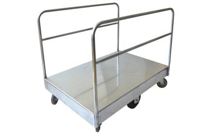 Easily transport large bulky items & flat packs with our extra large galvanised sheet stock trolley. With 600kg capacity, deck size of 1140mm x 800mm & 6 wheel configuration, its the stock trolley built for retail, furniture stores & warehouses.