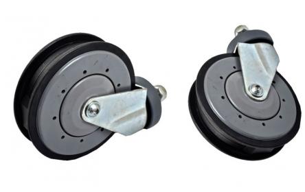  If your second hand trolleys are still in good condition but have a mind of its own, being difficult to navigate, it may be time to replace your shopping trolley's wheels. Our wide range of 100mm & 125mm Rubber & Twin Disc castors is what you need.