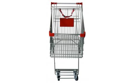 Large size grocery shopping trolley for sale. With 212 litre capacity, its suitable for supermarkets, fruit shops & retail stores. It comes with child seat, restraint & 4 x TPE castors. Available now, ships Australia wide!