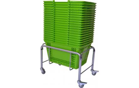 Our 30 litre lime green retail shopping basket is the perfect hand carry shopping basket for fruit shops, supermarkets & general retail stores. This retail shopping basket comes in a variety of colours & is fully customzable with your company logo.